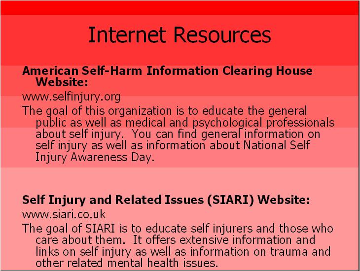 Internet Resources cutters CEUs 